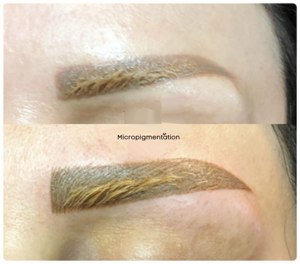 سایه ابرو به سبک میکروشیدینگ ، شیدینگ ابرو کرج